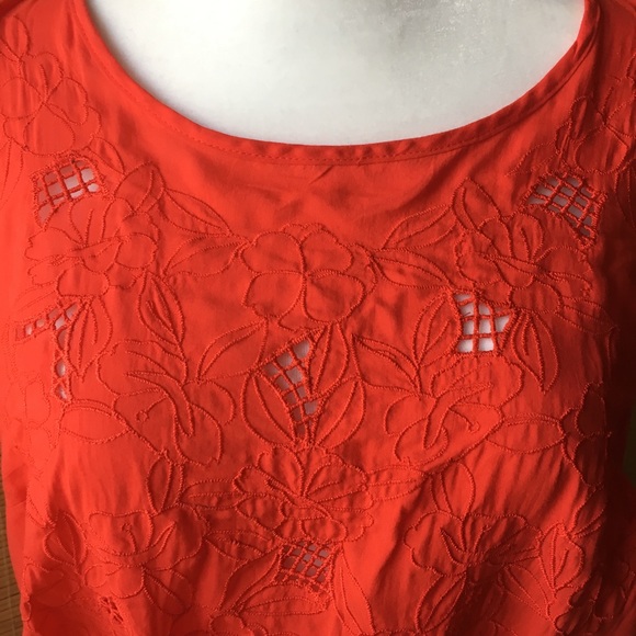 F21 Red Crochet Open Back Dress - Picture 3 of 5